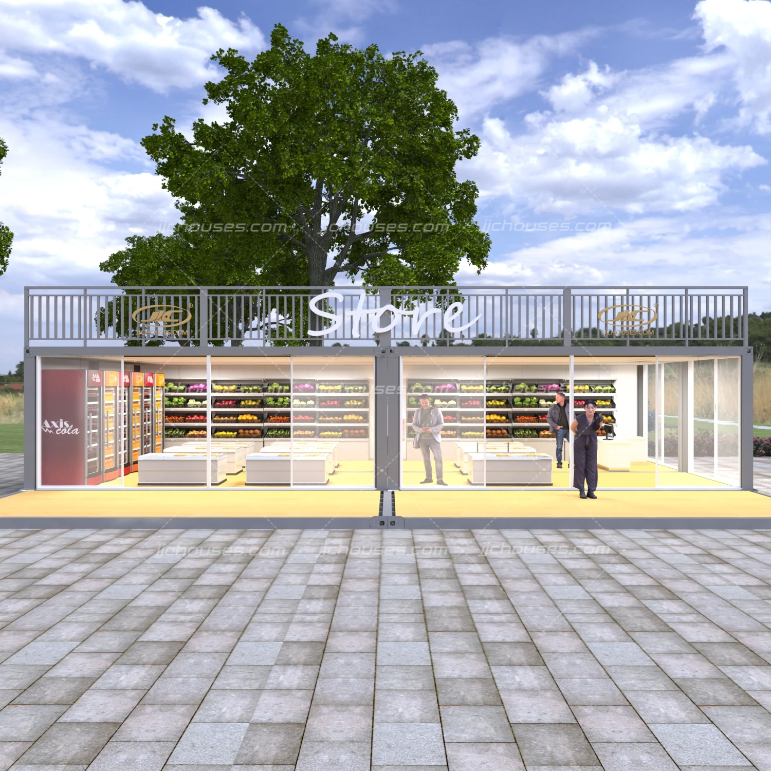 Контейнер-кофейня роскошная сборная вилла мобильный сборный дом домашний контейнер пищевые магазины Доставка контейнеров цена