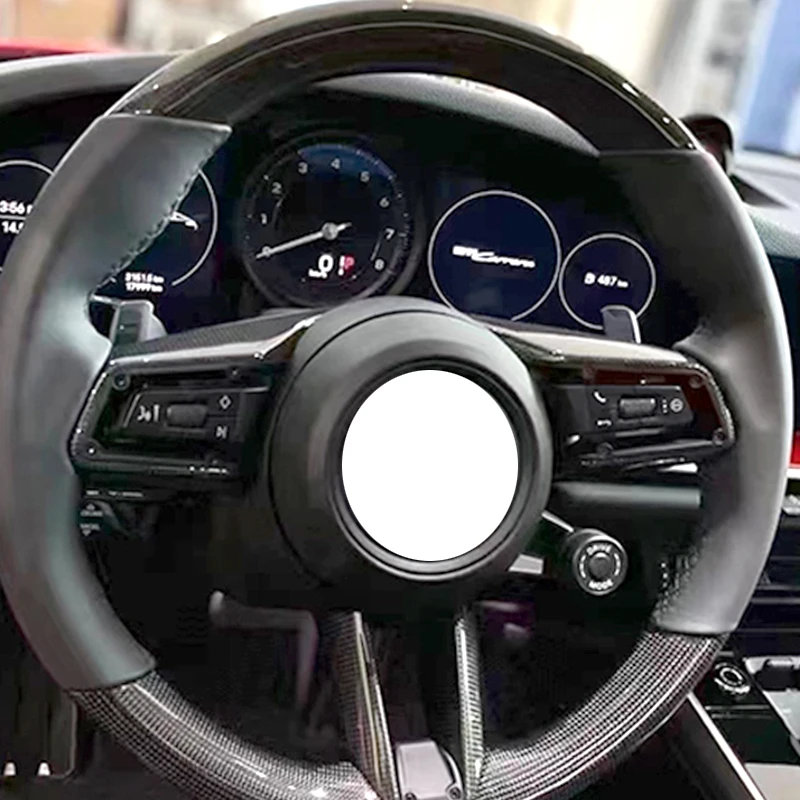 Аксессуары для авто полностью Кожаный руль Porsche Panamera Cayenne 957 911 958 970 92A 2011