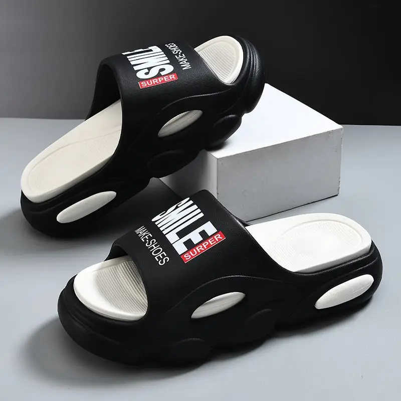 Men EVA Non-Slip Thick Sole Casual Outdoor Beach Sandals Summer Trendy Slippers