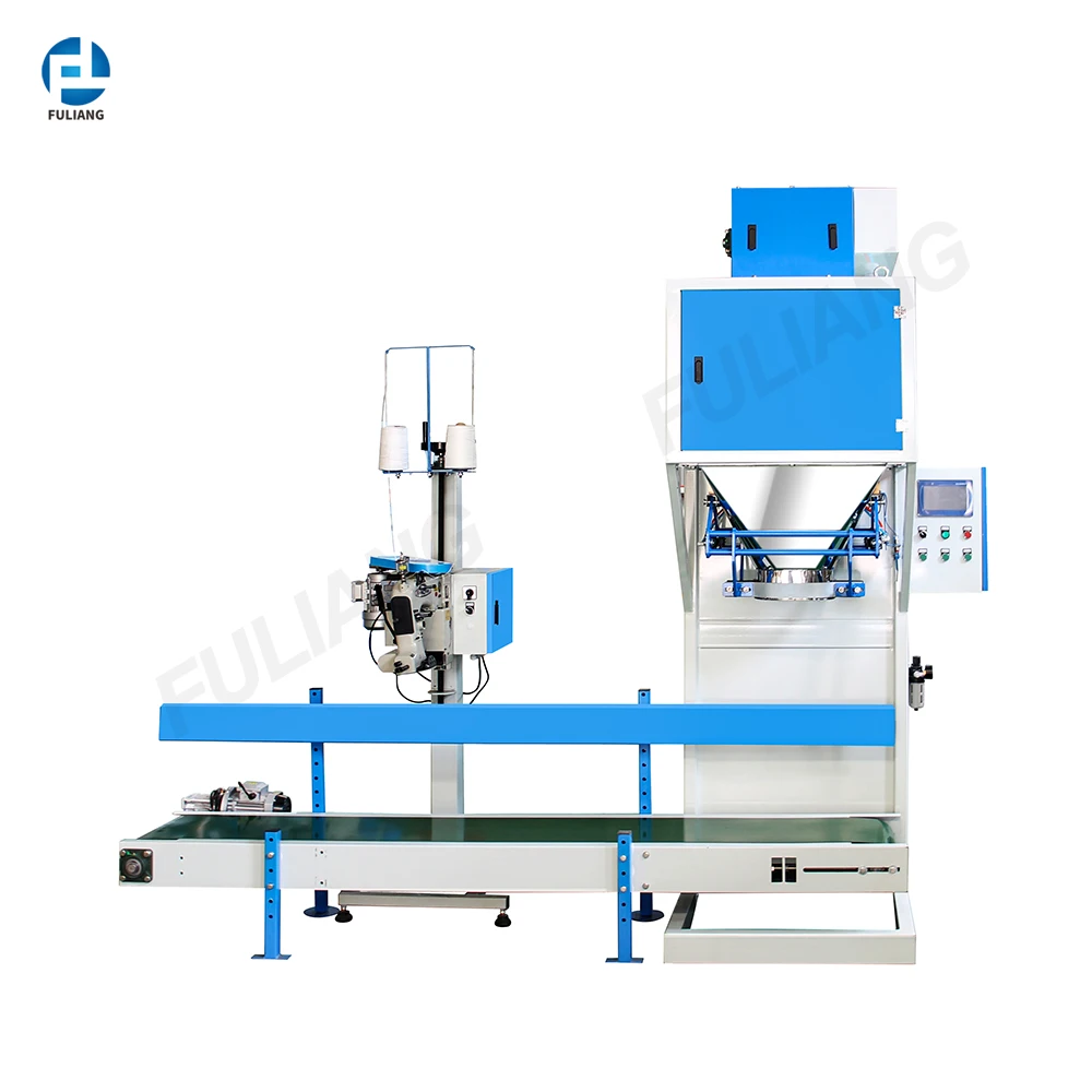 3kg 5kg 10kg 25kg 50kg Automatic Packers Filling Machine Fertilizer Feed Rice Bagging Lentils Spices Granular Packing Machine