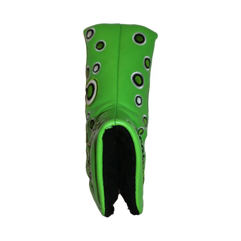 
2020 New Collection Green Embroidery PU Blade Golf Putter Headcover 