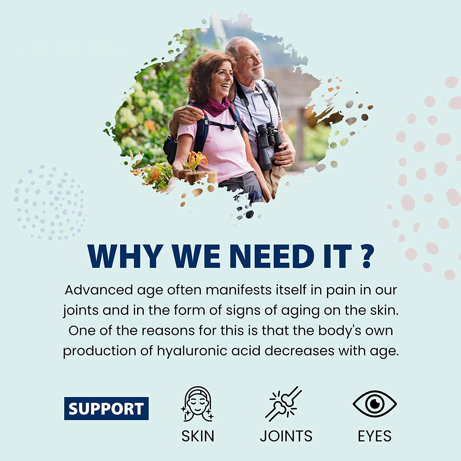 Liposomal Hyaluronic Acid Supplement 2000mg - Highly Bioavailable Dietary Hyaluronic Acid Capsules - Double Intense Skin Hydrati