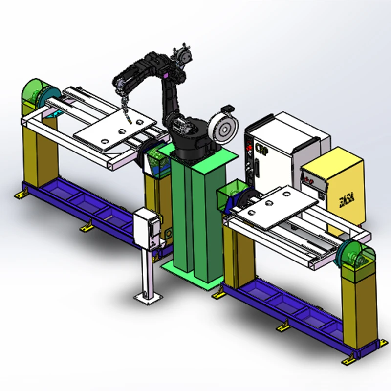 Automatic Transformer Corrugated Fin Radiator Fin Welding robot transformer tank Welding robot Machine