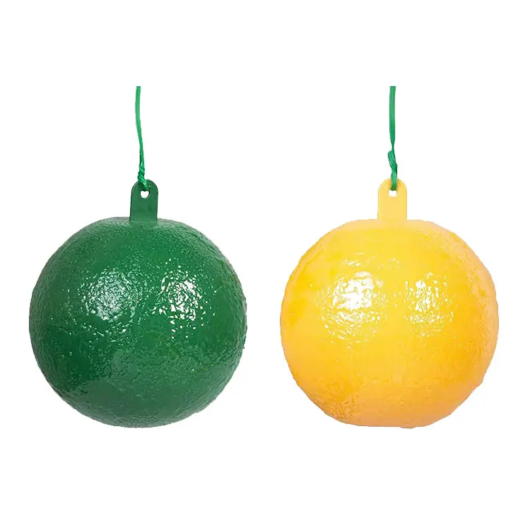 Hanging Yellow Green Catch Flies Sticky Ball Fly Trap
