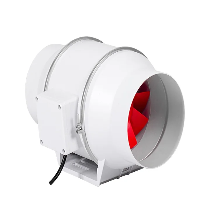 High Temperature Inline Duct Fan With Strong Energy 4 6 8 10 12 Inch For Grow Vents Ducting Blower