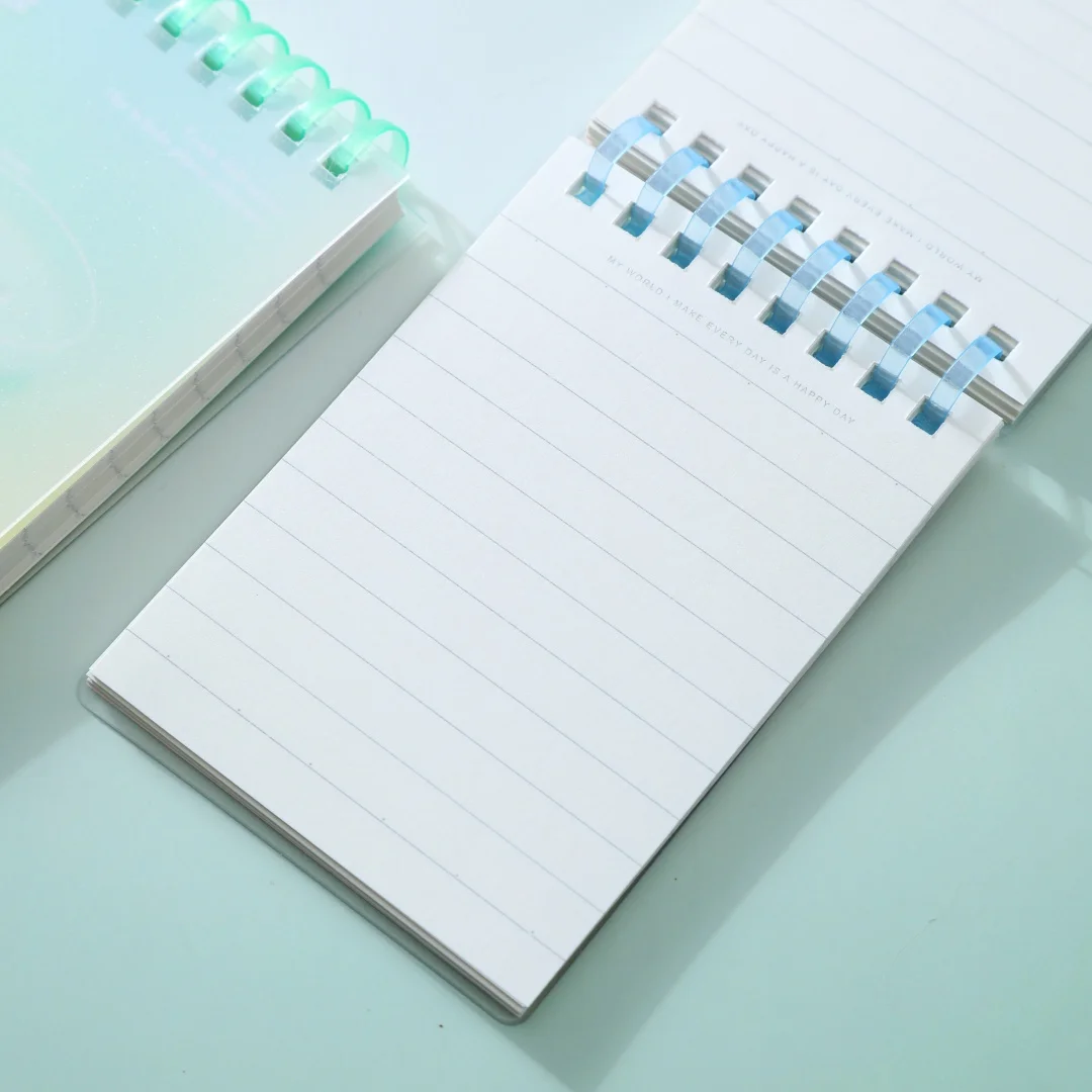 Daolen A7 100k 80sheets Upturn Pp Soft Ring Spiral Bound Notebook