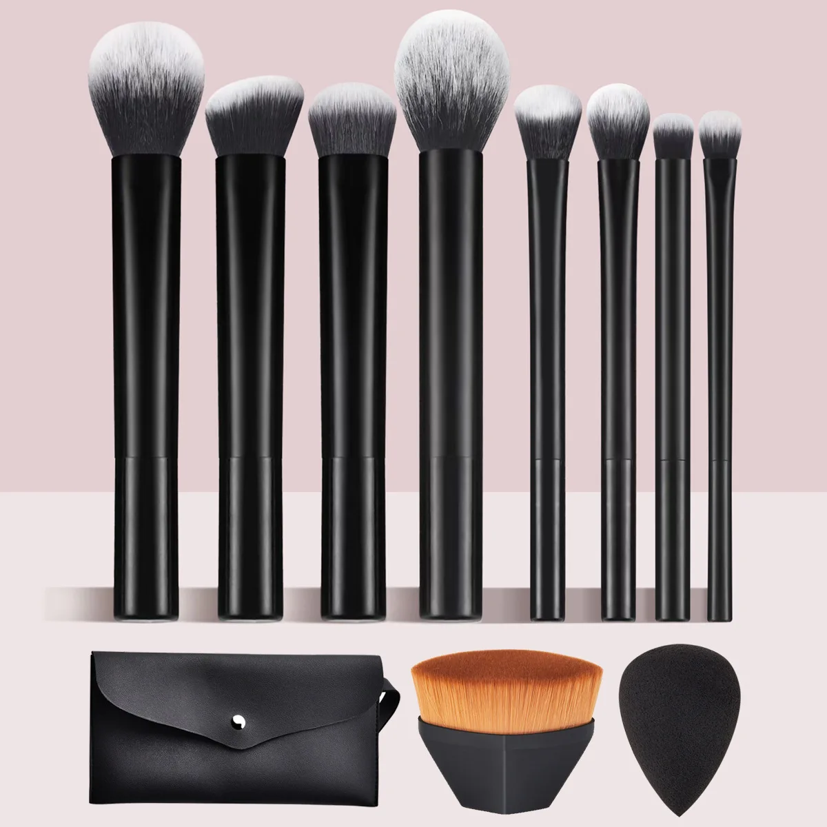 Beauty Travel Fantasy Brush Kit Makeup Brushes Eyeshadow Highlight Contour Concealer 10 pcs Mini Make Up Brush Set