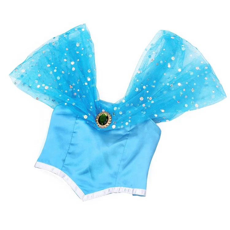 Big Girls Clothing Aladdin Lamp Kids Girl Jasmine Princess Dress Cosplay Costume  Costumes Hot Costume 3pcs