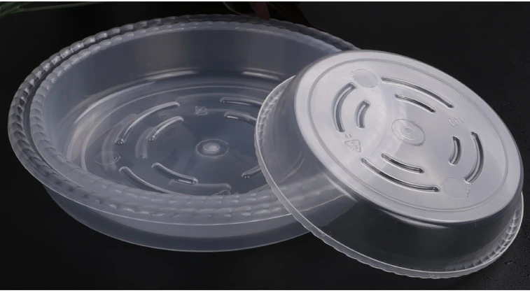 garden supplies clear plastic flower pot tray potted flower base tray transparent water receiving tray saucer