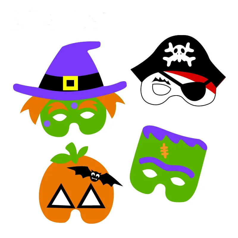 2024 Custom Design Durable Soft Wool Felt Fabric Fashionable 3D Looking animals Half Face Mask for Kids for Halloween Parties