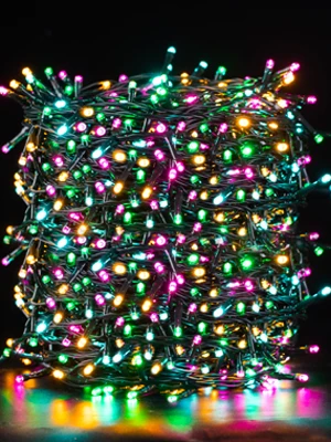 Christmas Decoration Lights Waterproof IP44 Colorful LED String Lights RGB Birthday Party Auto Lighting Systems