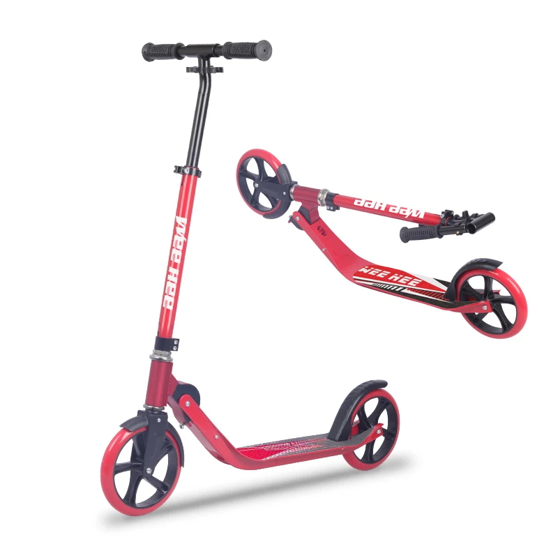 200 мм Регулируемый складной самокат, 2 колеса, Алюминиевый самокат Скутер способный преодолевать Броды для взрослых