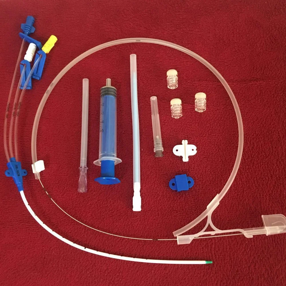 
Disposable Triple Lumen Central Venous Catheter and Central line or CVC Cannula 