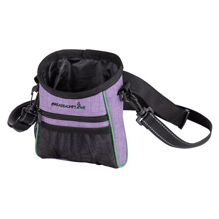 hands-free puppy training pouch adjustable waistband dog treat pouch