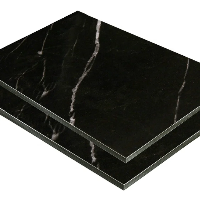 High Quality Exterior Weather Board Facade Marble Aluminium Composite Panel