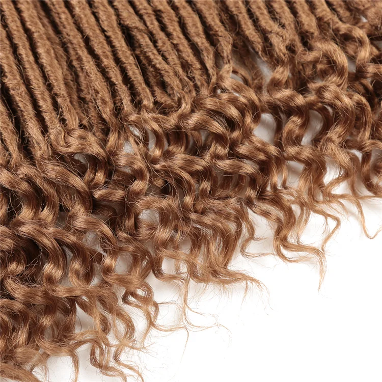 Goddess locs With Curly Ends Cheap Crochet Braids Natural Synthetic Hair Extension Soul Goddess Wholesale