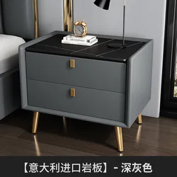 High Quality Luxury Nordic Nightstands White Bedside Table with Drawer