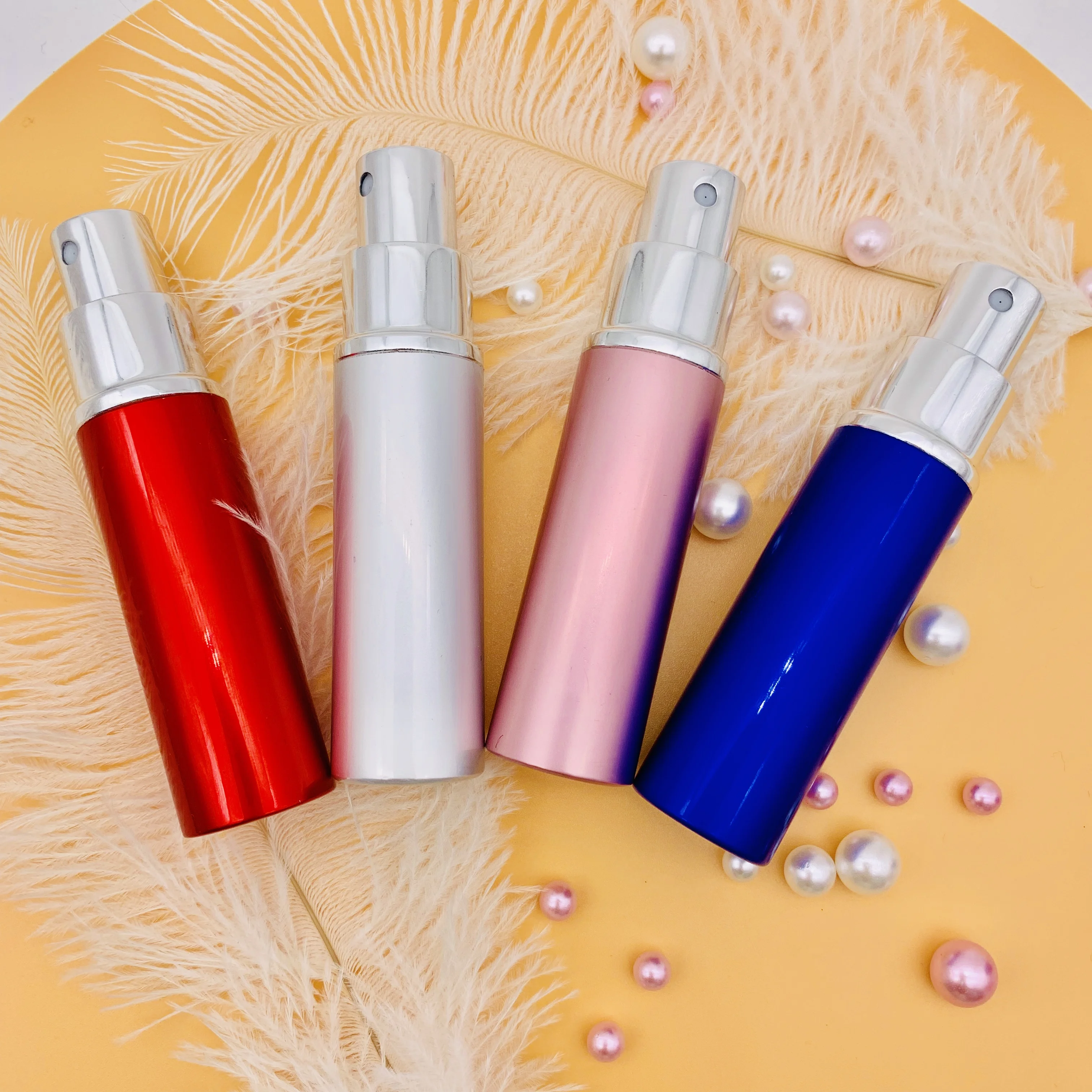 Aluminium Perfume Atomizer 10ml Fine Mist Spray Bottle Colored Perfume Atomizer