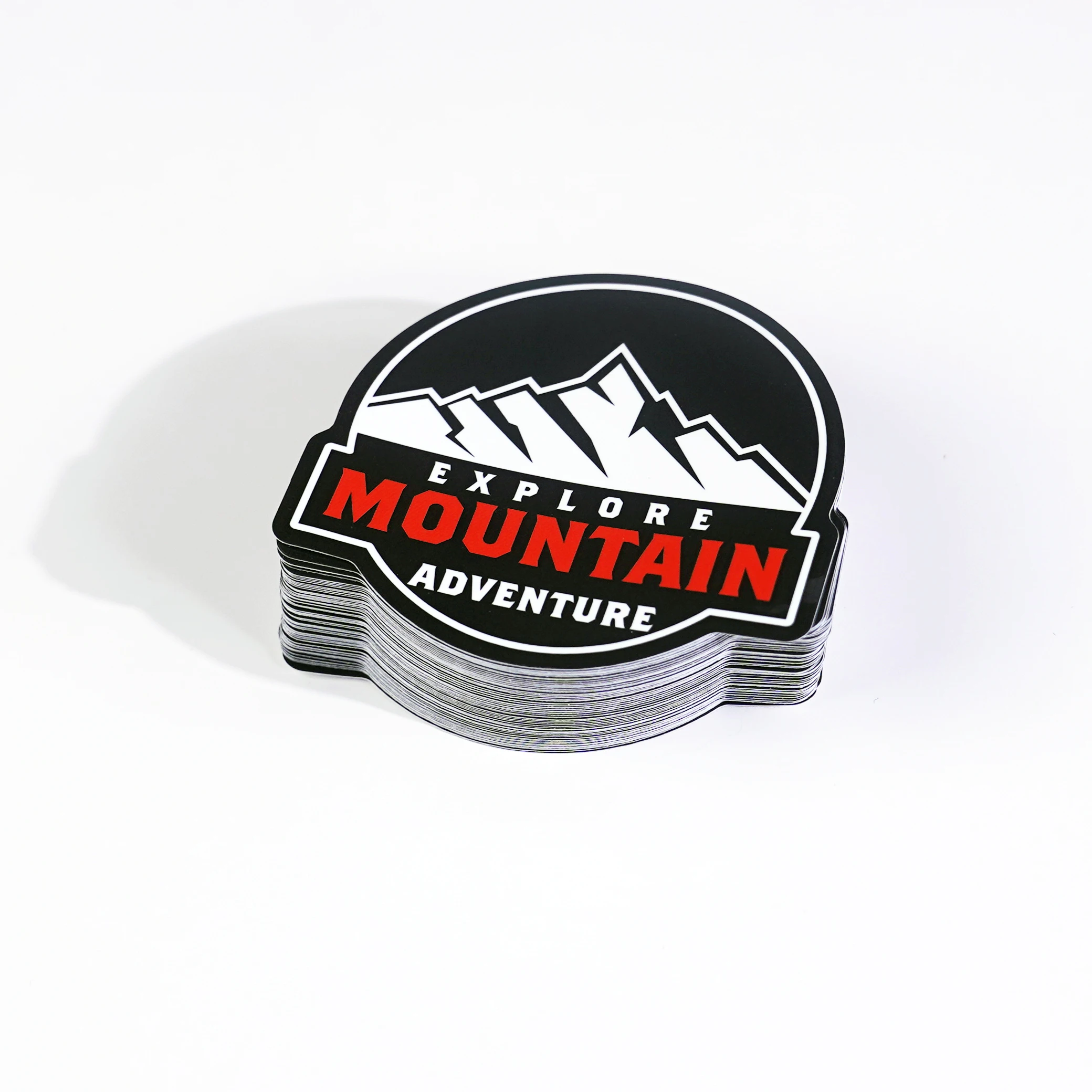 Custom Personalized Logo Label Reusable Adhesive Sticker Vinyl PVC Waterproof Strong Glue Die Cut Stickers For Promotion