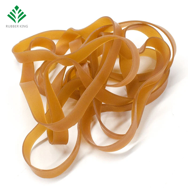 big factory manufacturing natural rubber strong durable good elastic wide rubber band