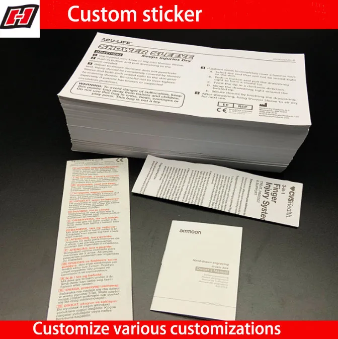 2023 hot Custom instructions custom manual