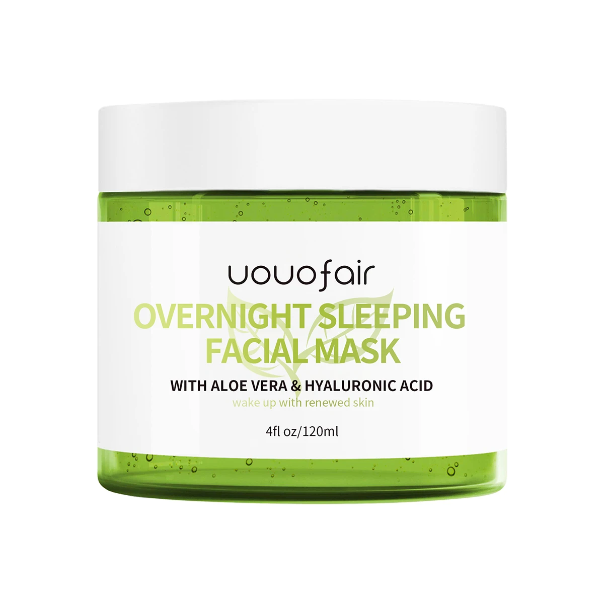 Private Label Organic Green tea Melt Overnight Sleeping Mask For Dull Skin Overnight Moisturizing Brighten Face Mask