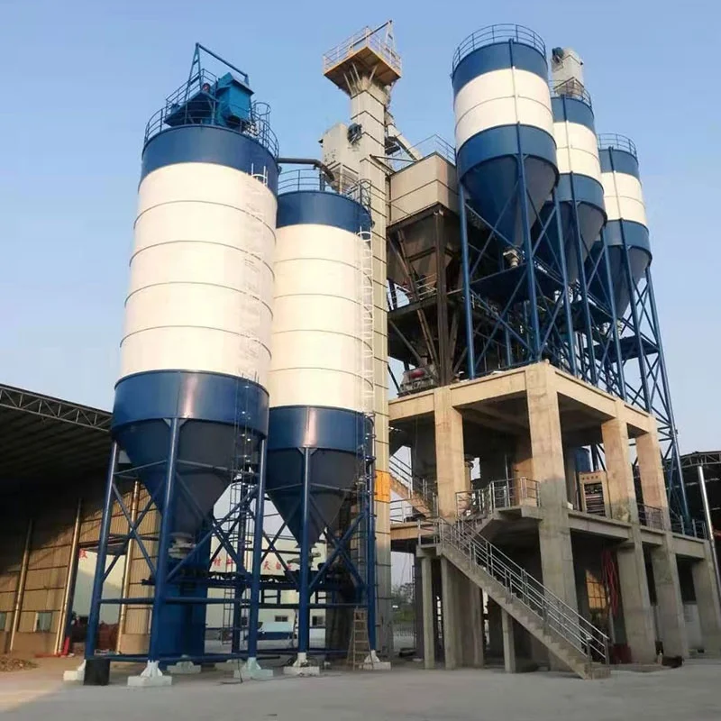 simple dry mortar mixing plant line ceramic tile adhesive mixing machine Dry Mortar Production Line Manufacturer