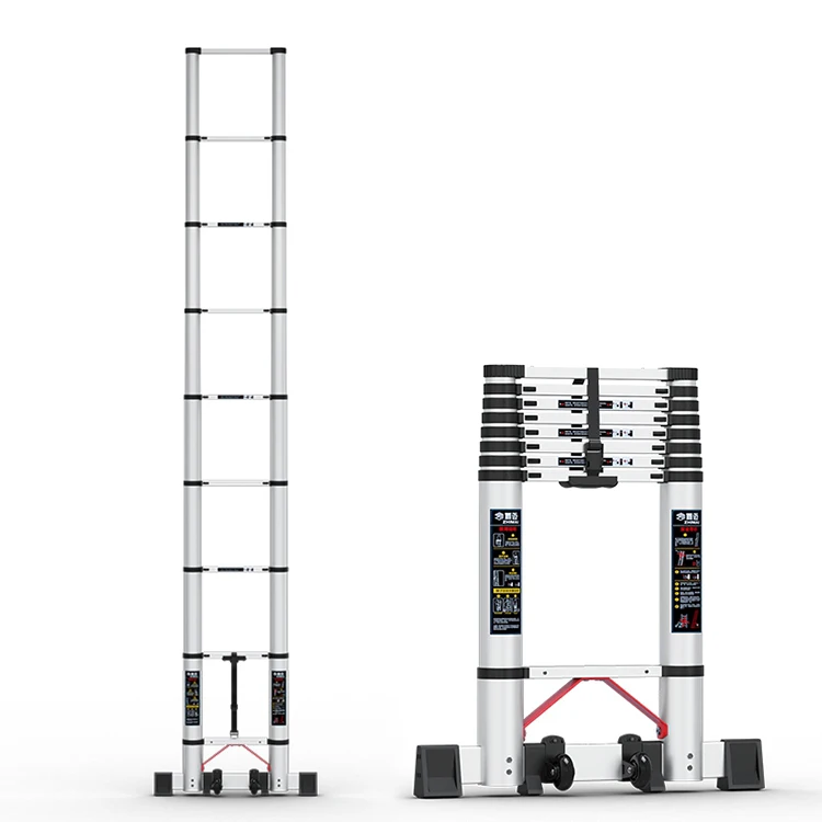 Aluminum multifunctional telescopic ladder powerfix multifunctional ladder stepladder extension ladder