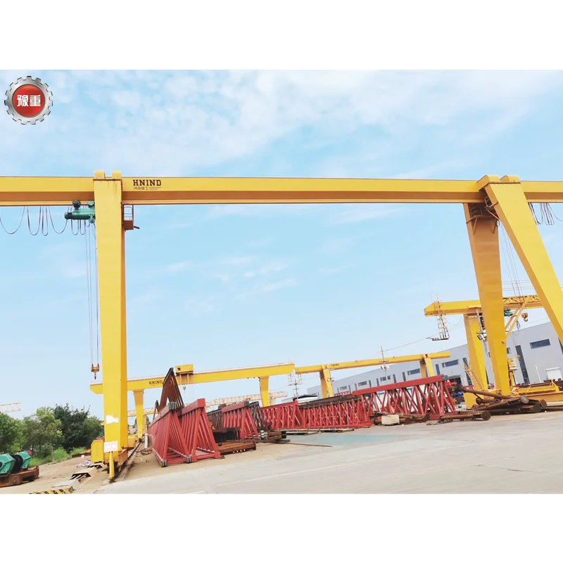 20 ton a frame crane outdoor steel pipe handling single beam gantry crane Electric hoist