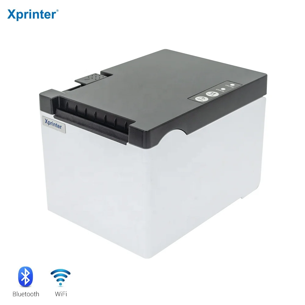 Two In One 76mm Direct Thermal Receipt Printer XP-Q302F Xprinter TSC ESC/POS Shipping Label Printer
