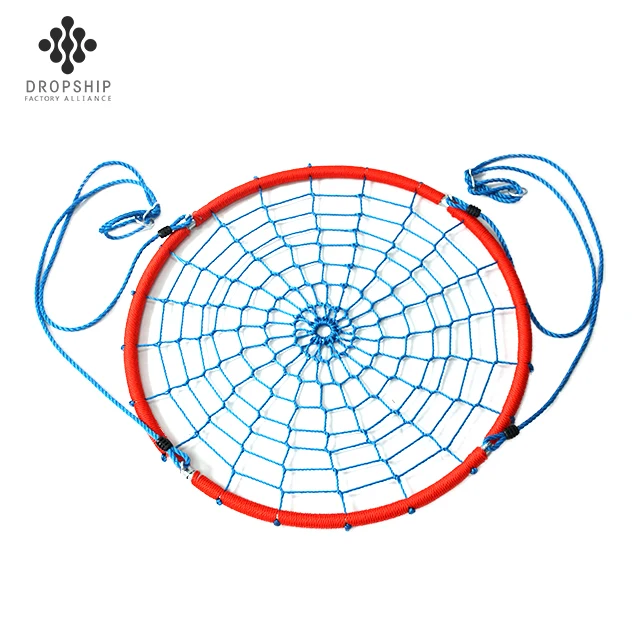 SA-098 Dropship Colorful Hot Sale Professional Lower Price for children outdoor hanging web garden swing bed chairs