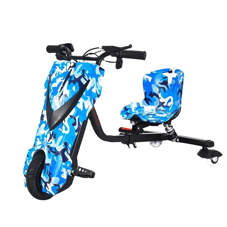 2023 wholesale 3 wheels electric mini trike motorcycle drift scooter drift kart trike For Kids And Adults scooter