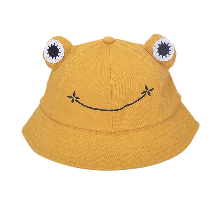 New male and female parent-child frog fisherman hat wholesale  spring and summer cute sunshade sunscreen hat