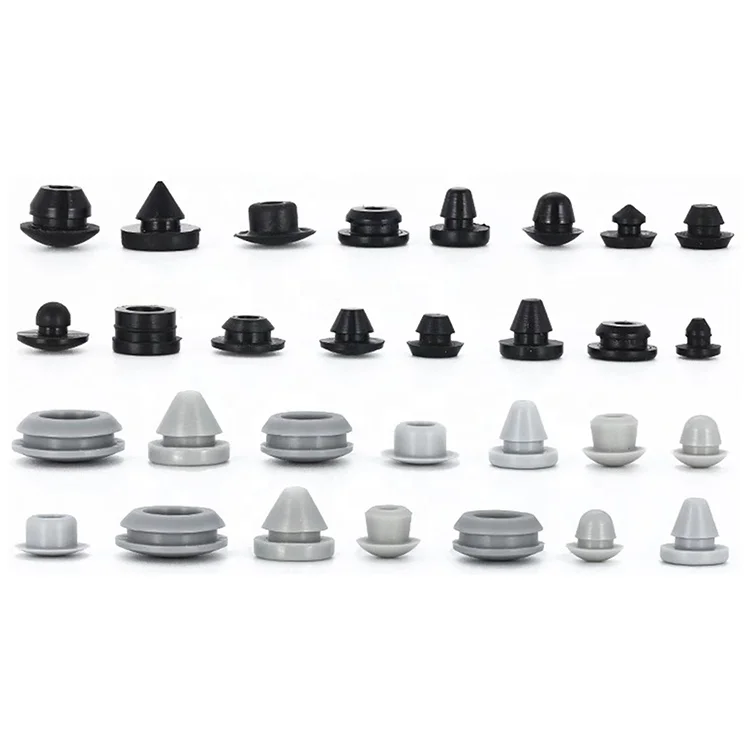 Factory OEM Customized Silicone Rubber Hole Stopper Various Size Silicone Rubber Pipe Plug Rubber Sealing Parts