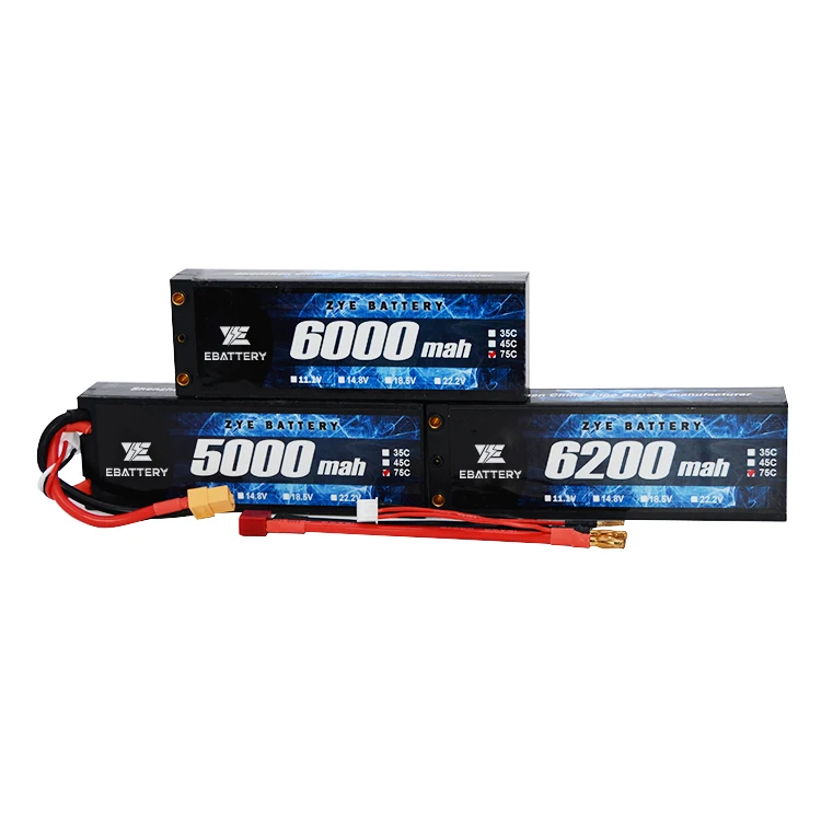Ebattery ZYE 35c45c100c 5000 5200mah 11 1 v 3s4s6s 3 cell lipo battery pack rc car