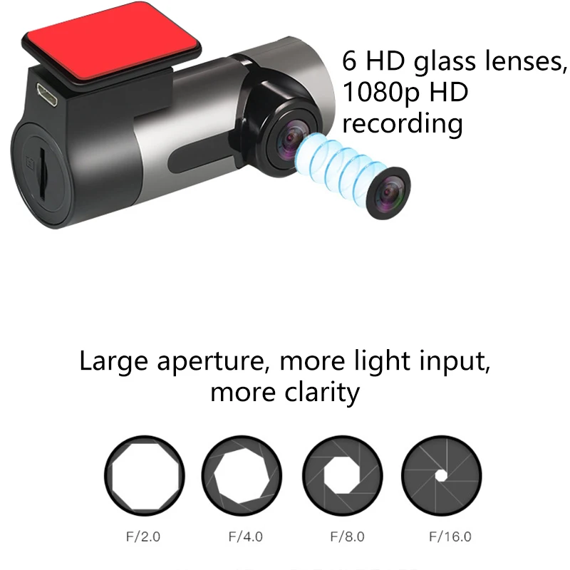 New Trend 1080P Car Camera Dashcam DVR Front Inside Rear Dashcam Recorder 270 Degree Video Recorder car black box