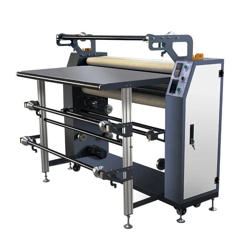 automatic fabric sublimating calender fabric printing heat press roll to roll heat press machine