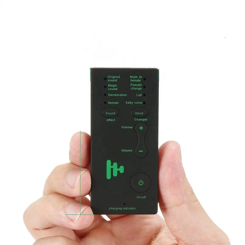 Mini Portable Sound Effects Machine Voice Changer  game live broadcast Device Audio Card Sound Changer card