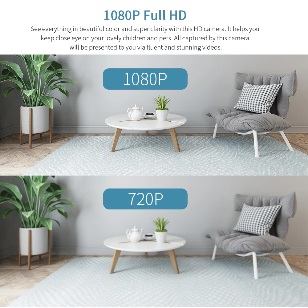 Ptz Открытый небольшой умный портативный hd wifi камера remoter 360 градусов live
