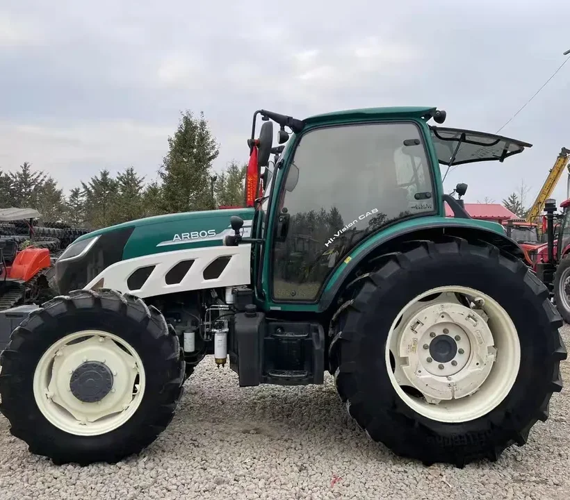 140HP 4WD Used Agricultural Tractor ARBOS Brand Farm Equipment  Wheel Tractor With Disc Plow Farming Tools for Sale