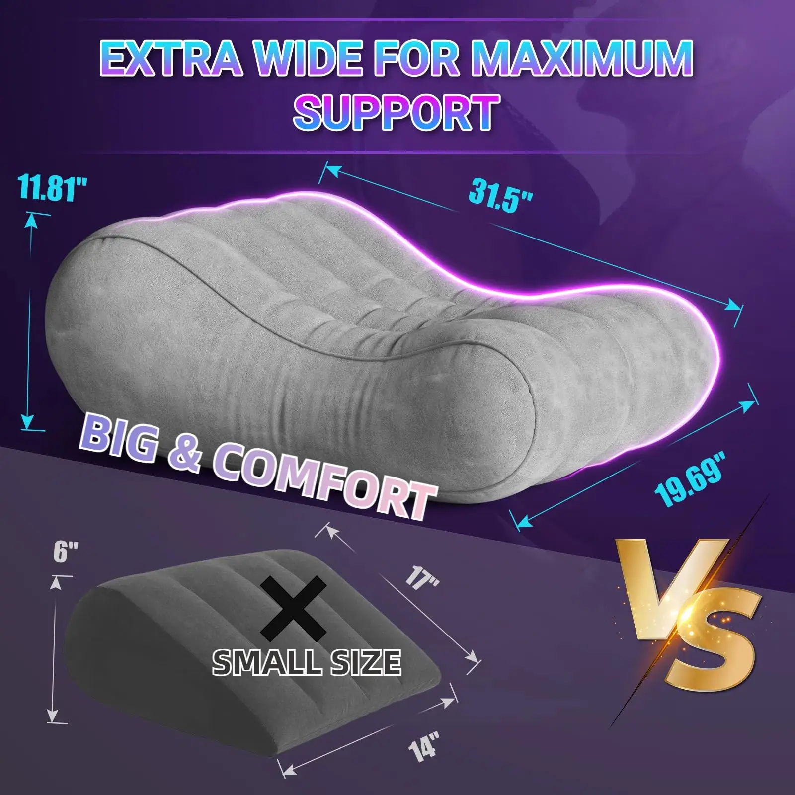 Sex Pillow,Sexual Support Pillow,Sex Sofa for Enhanced Comfort and Pleasure
