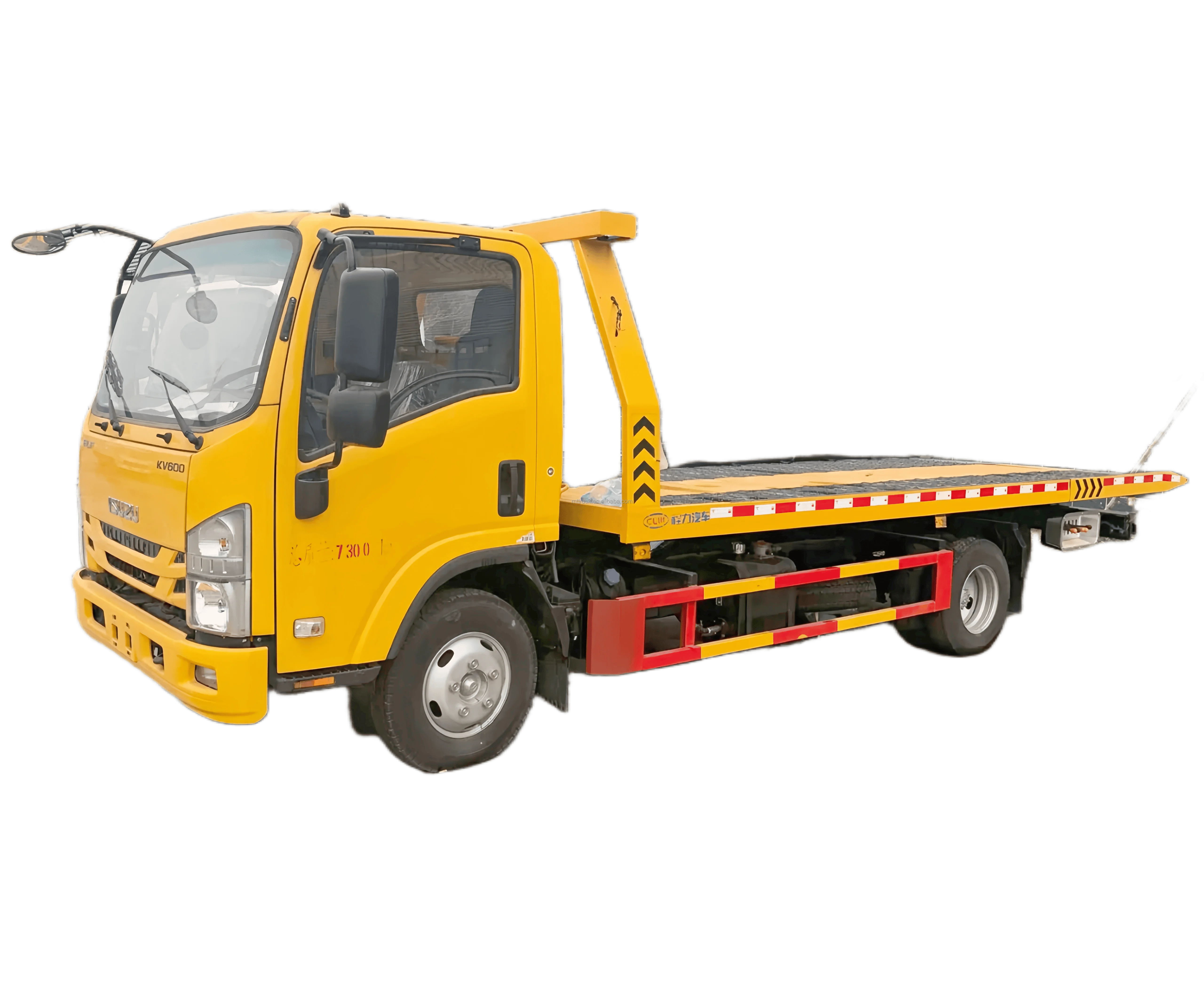 Manufacturer Direct Sales Flatbed Transport Vehicles Are Used for Transporting Large Heavy-Duty Trucks on Construction Sites