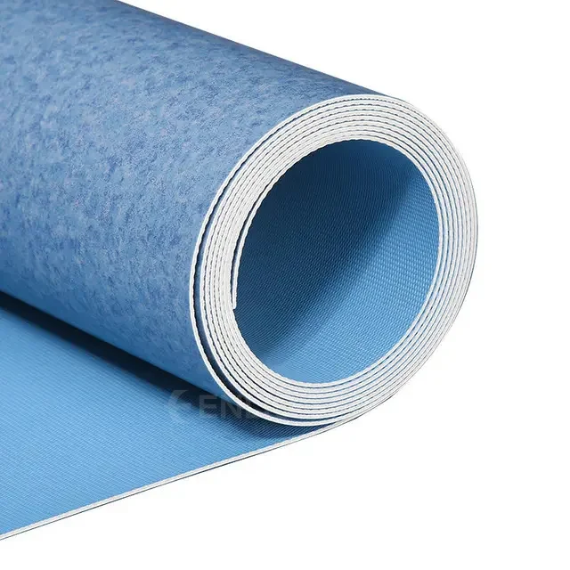 Enlio Waterproof Homogeneous Pvc Floor Roll  Vinyl Pvc Sponge Flooring Roll Plastic Hospital Floor