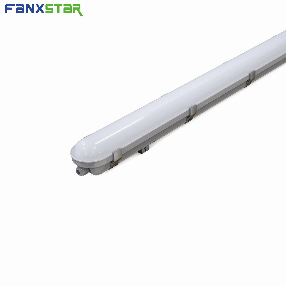 5ft Linear Light Fixture Microwave Motion Sensor 0-10 Volt Dimming Led Batten For Workshop Garage Interior Lighting