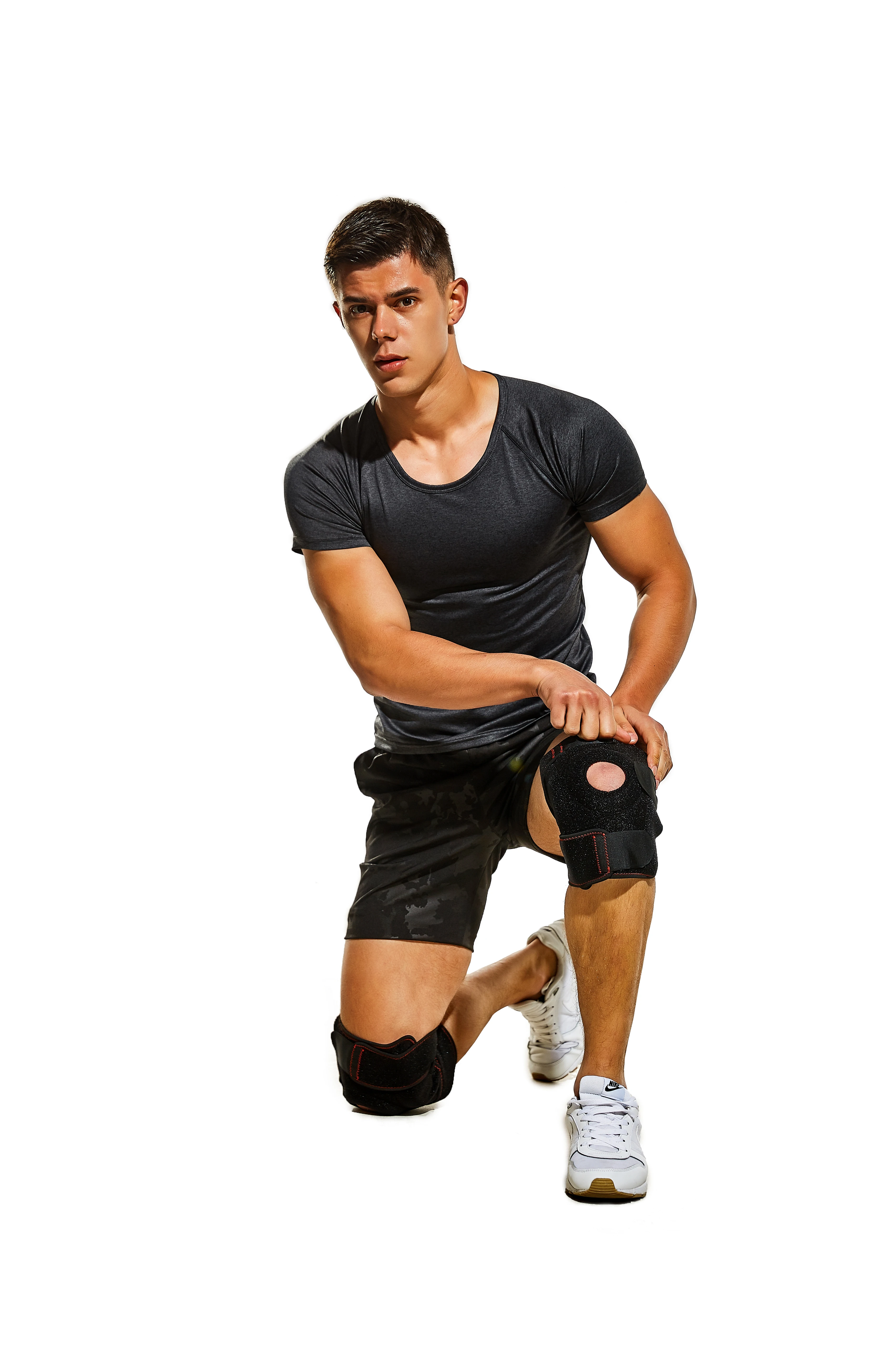 Wholesale running fitness exercise leg support protection skateboard knee pads for kids