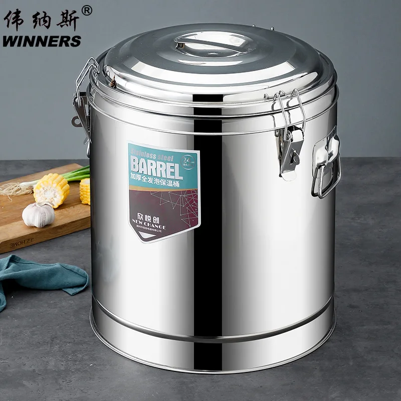 food warmer carriers for transport insulated top loading food pan carrier heat preservation barrel with handles for catering