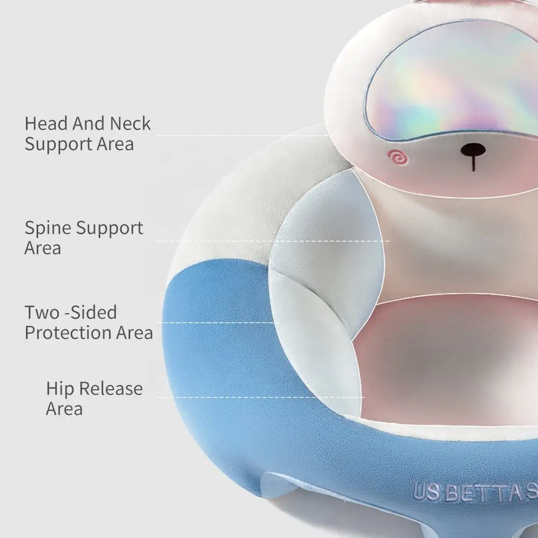 High Quality Newborn Couch Animal Chair Toy Stuffed Animal Shape Cartoon Chair Cute Support Lovely Seat Sofa Baby Products