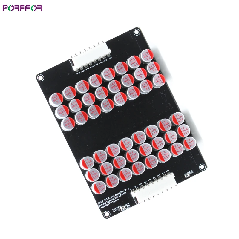 Porffor 12s балансировки 14s 16s 48v 4s эквалайзер обеспечивающий 5a 20 lifepo4 8s