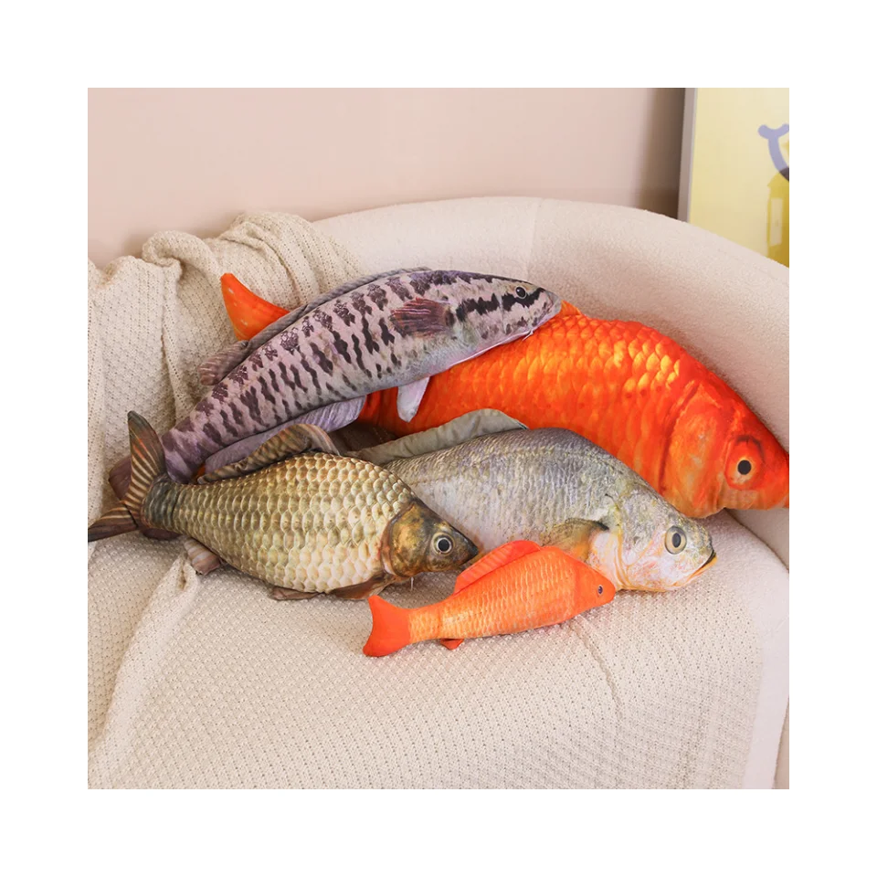 Wholesale Fish Plush Toy New Arrival Simulation Fish Toy Lifelike Fish