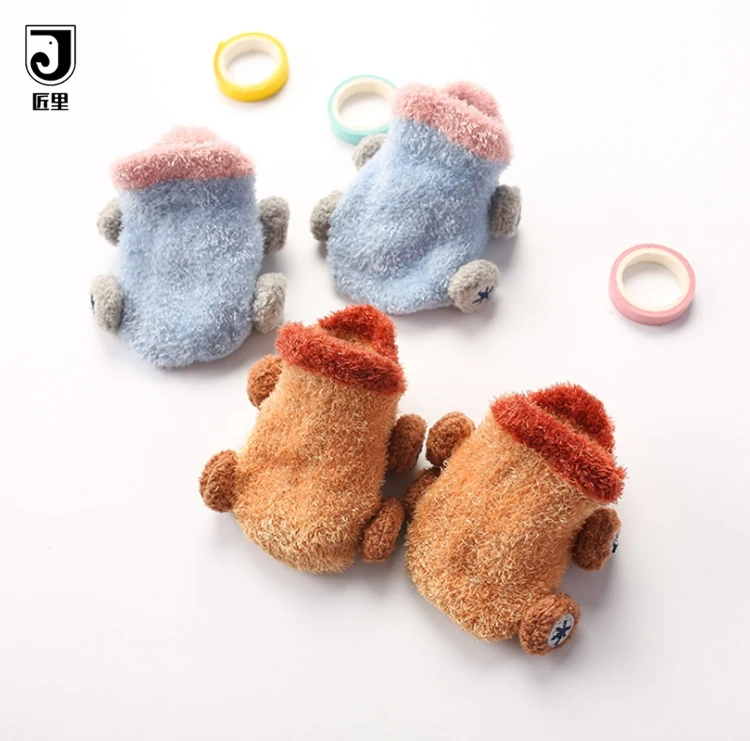 JL-Y005 Winter classic embroidered customized colors soft wool warm toddler baby SOCK shoes